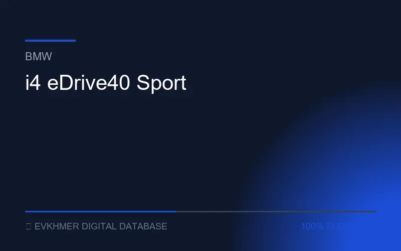 BMW i4 eDrive40 Gran Coupe